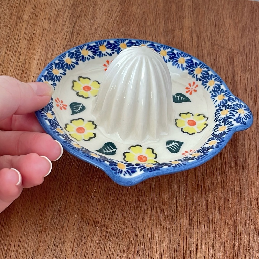 WIZA Floral Ceramic Citrus Juicer